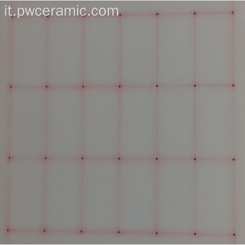 Substrato ceramico di allumina per perforazione laser